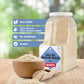 Dependable Food Hulled Sesame Seeds - 6 LB. Jar - Kosher  Raw  White Sesame Seeds Bulk - Great for Tahini - Ideal for Chefs  Restaurants & Culinary Enthusiasts - Non GMO- Natural Sesame Seed
