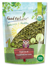 Food to Live Organic Raw Pepitas, 4 Pounds - Non-GMO, Pumpkin Seed Kernels, Unsalted, No Oil, No Shell, Vegan, Kosher, Bulk. Ket