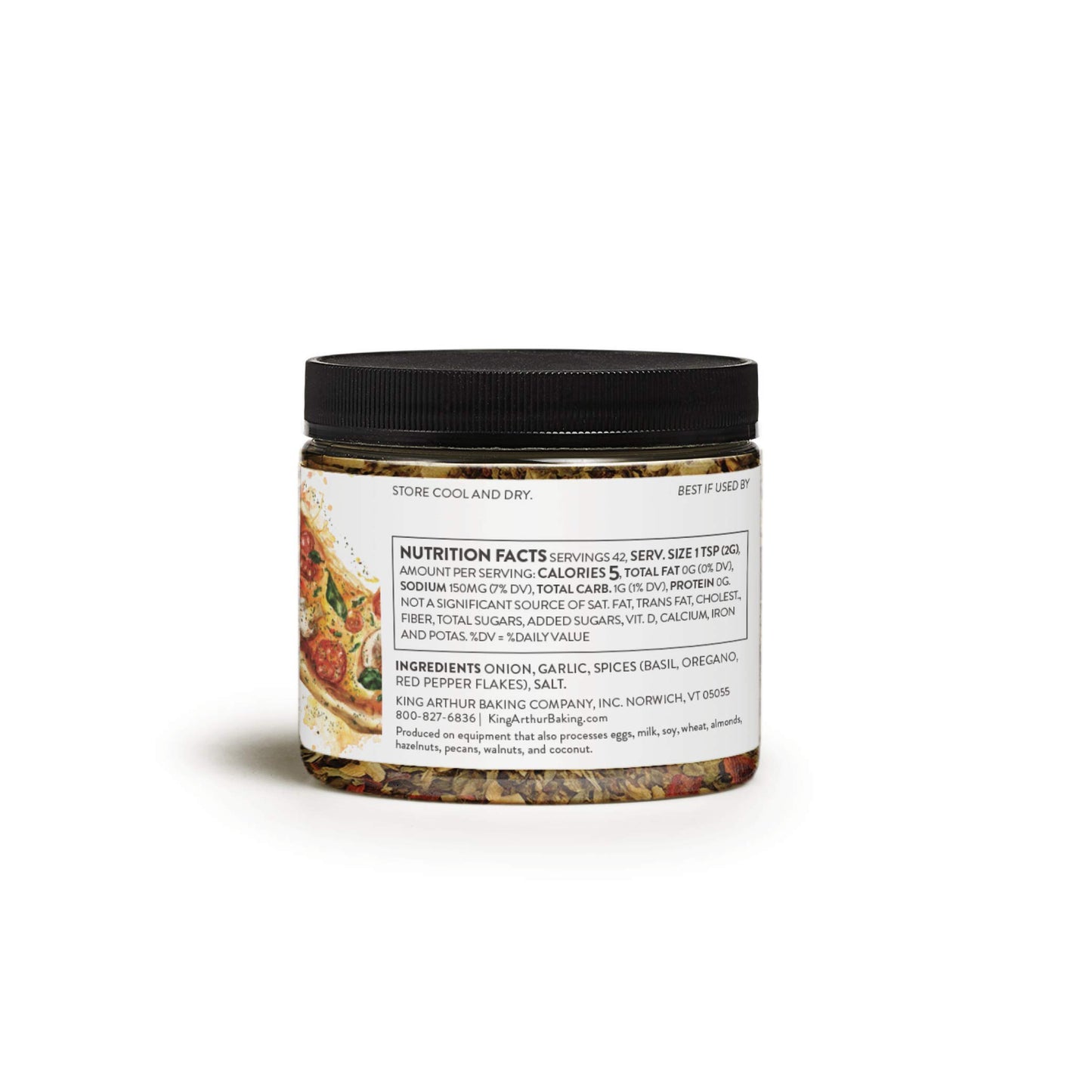 King Arthur Flour Pizza Seasoning Made In Usa, Certified Kosher, 3 Ounce
