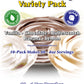 Gramzero Variety (Vanilla, Chocolate, Butterscotch, Banana, Lemon) Sugar Free Pudding Mix Variety 10-Pack, Great For Nutrition C