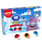 Amos 4D Gummy Eyeball Candy, Individually Wrapped 3D Eyeballs Shaped, Perfect Treat for Kids Parties Gift(40 Count) (3.39oz)