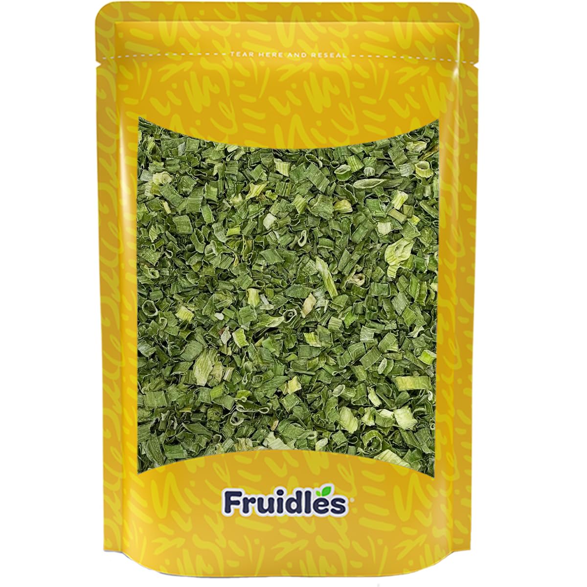 Fruidles Dried Chives Rings, Dehydrated Onion Seasoning, Kosher Certified (2oz Bag)