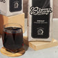 Bizzy Cold Brew Coffee Decaf Blend Coarse Ground 100% Arabica 16 Ounce White