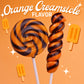 Orange and Black Swirl Halloween Lollipops  Festive Trick or Treat Candy  Individually Wrapped Party Favors  24 Count