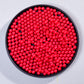 Red Sprinkles Edible Pearls,Cake Sprinkles 130g 4.6OZ,Cookie Sprinkles,Sugar Pearl, Edible Candy Pearls for Cake Cupcake Decorat