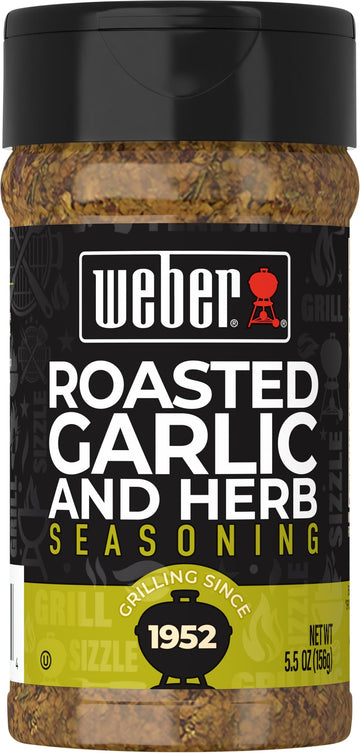 Weber Roasted Garlic & Herb Seasoning, 5.5 oz (Pack of 6)