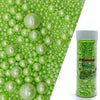 Edible Light Green Sugar Pearls Sprinkles Candy Mix Size Pearls Cake Decorations Cupcake Toppers Decorating Perfect for Wedding 