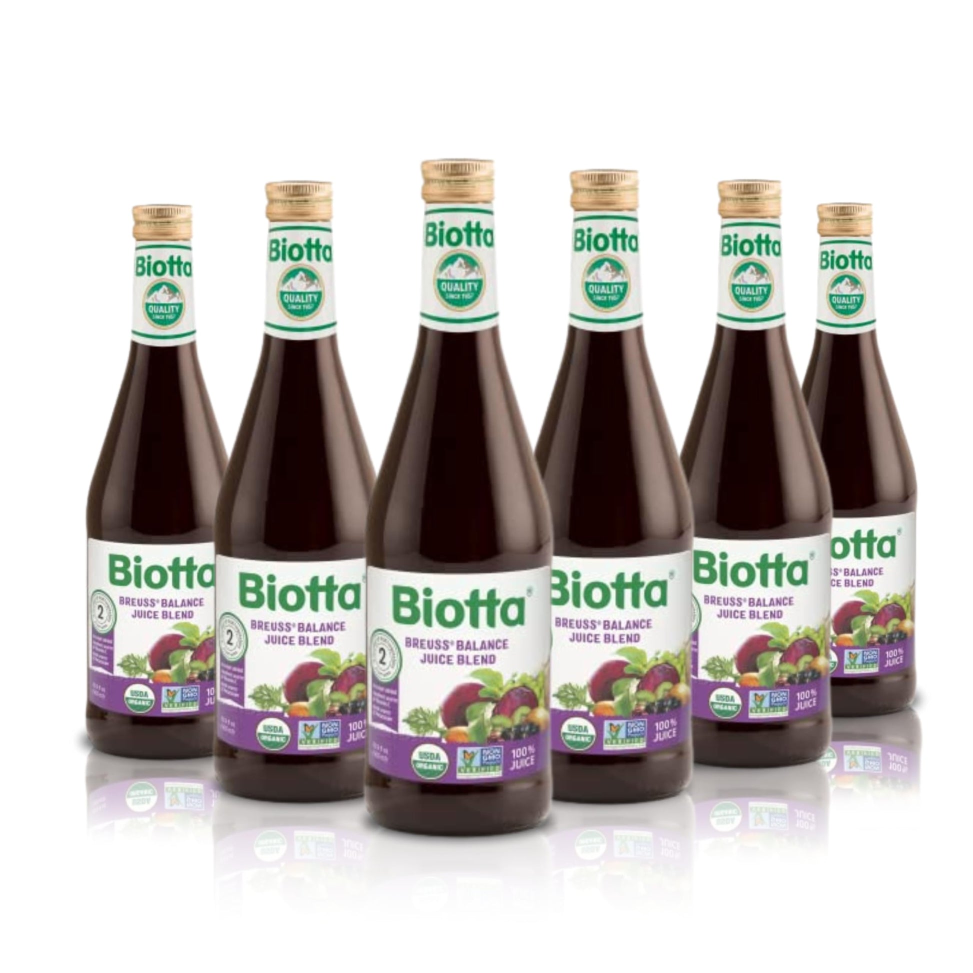 Biotta Organic Breuss Balance Juice - 100% Vegetable Juice for Energy, Immunity & Wellness - Excellent Source of Nutrients - All