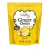 Lovely Candy Co. Lemon Ginger Chews, Made with Real Ginger, Individually Wrapped, 14oz (1-Pack) | Gluten-Free, Non-GMO, NO Artif