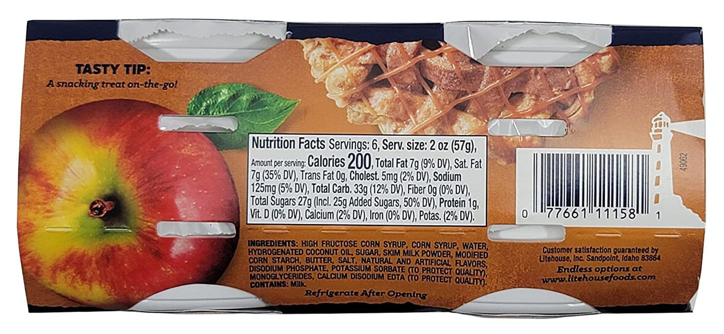 Litehouse Old-Fashioned Caramel Dip - Caramel Dipping Cups, Caramel Snack Dip, Caramel Apple Dip, Gluten-Free, Vegetarian, Made