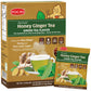 Pocas Honey Ginger Instant Tea Powder, Green Tea Flavor, 20 Packets, Green