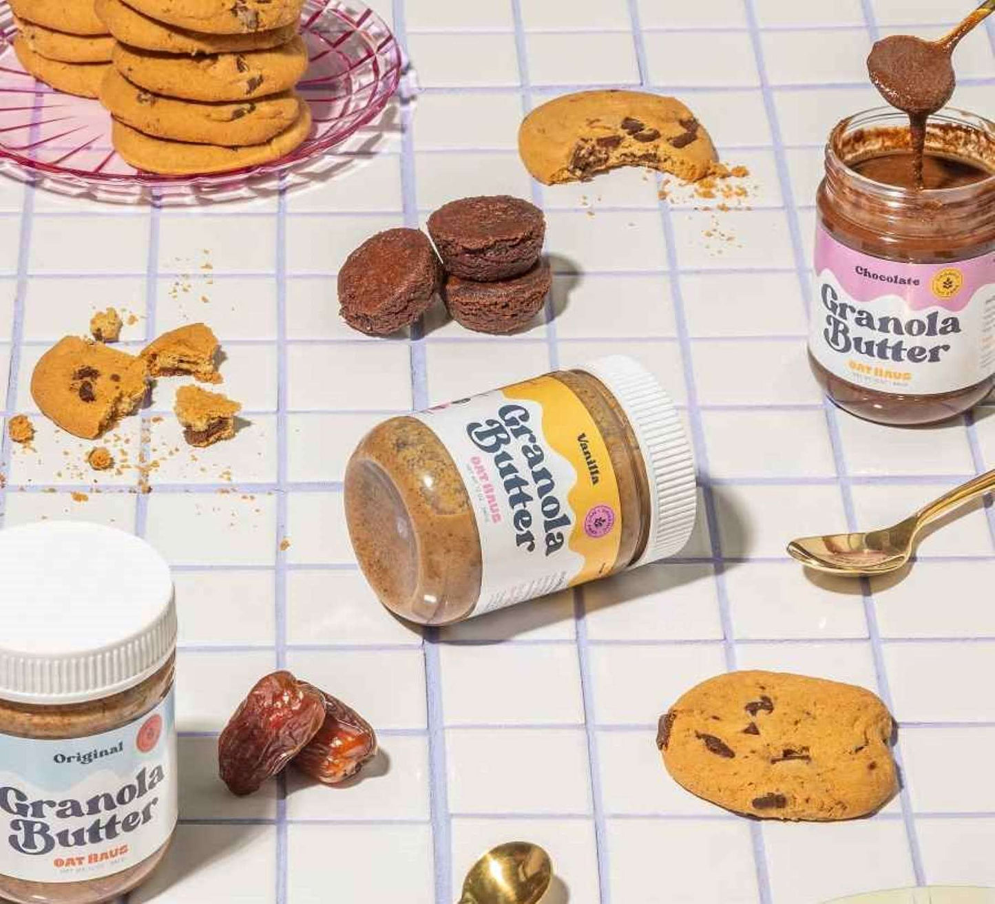 Oat Haus Organic Vanilla Granola Butter | Peanut-free, Almond (Tree-Nut) Free, & School-Safe (Top 8 Allergen Free) | Sunflower S