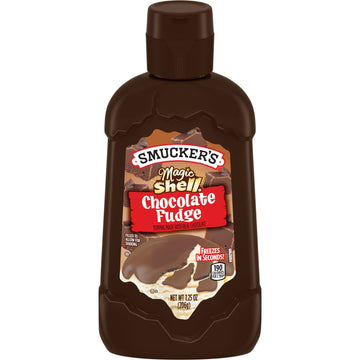 Smucker'S Magic Shell Chocolate Fudge Flavored Ice Cream Topping, 7.25 Ounces (Pack Of 8)