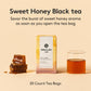 Osulloc Sweet Honey Black Tea (20 Count, 1.06 Oz) Black Tea Filled With Sweet Flavor Of Honey, Premium Blended Tea Bags From Jej