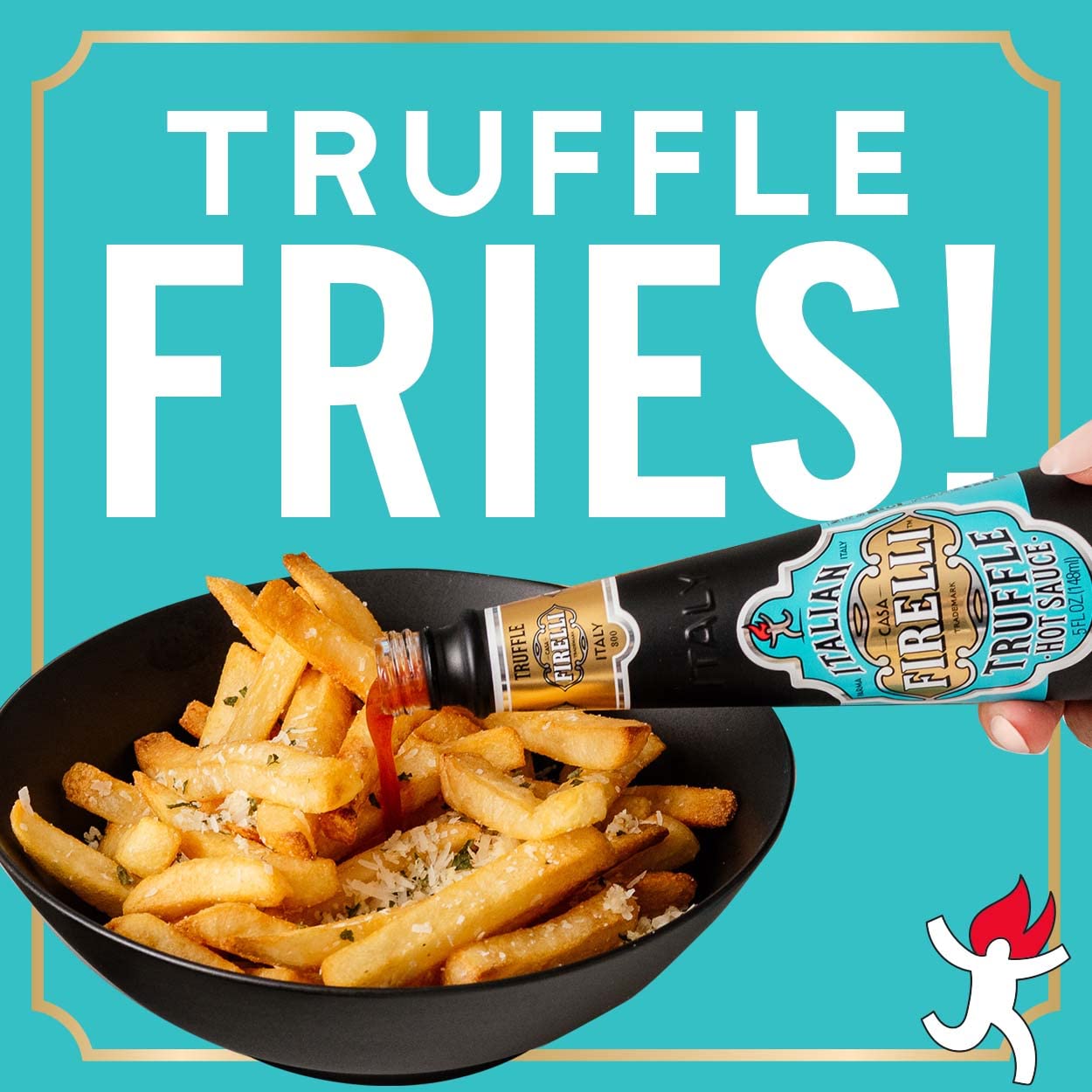 CASA FIRELLI Truffle Hot Sauce | Italian Hot Sauce | 5oz Bottle | Gluten Free, Keto, Made in Italy