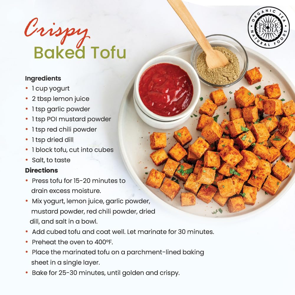 Pride Of India Yellow Mustard Ground - Gourmet Spice, 8oz Pack of 6, Preservatives Free, Ideal for Pickles, Dressings, Sauces