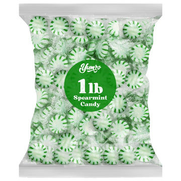 Starlight Spearmint Candy Individually Wrapped, Starlight Mints Bulk Individually Wrapped Spearmint Candy For Office, Hard Candy