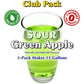 Gramzero Sour Green Apple Zero Calorie Sugar Free Drink Mix, Great For Nutrition Club Loaded Tea, Stevia Sweetened