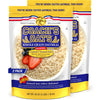 Coach's Oats Whole Grain Oatmeal 3 lbs (48 oz) Pack of 2 | Cracked n Toasted Oats | Quick-Cooking, Steel Cut Texture | Heart-Hea