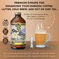 Portland Syrups Sugar-Free Vanilla Syrup - Smooth Creamy Classic Vanilla for Lattes, Cold Brew, Iced Tea, Smoothies, Desserts, N