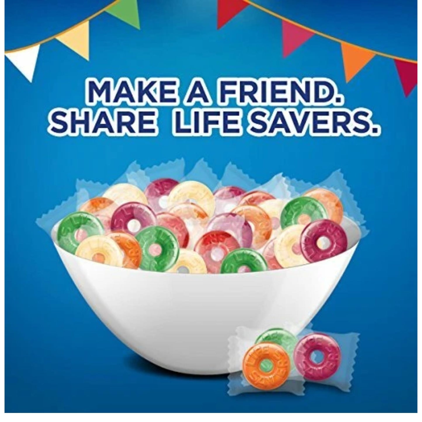 Lifesavers - Individually Wrapped Hard Candies - Gift Packs Of 3, 6.25 Oz. Bags By Lyzas Sweets &   (5 Flavor)