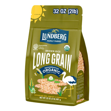 Lundberg Family Farms Organic Long Grain Rice Brown 32 Ounce