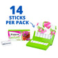Trident Layers Watermelon & Tropical Fruit Sugar Free Gum, 12 Packs of 14 Pieces - Total 168 Pieces, Fresh Flavor, Perfect for On-the-Go