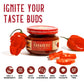 Red Habanero Pepper - Louisiana Pepper Exchange - Fresh Pepper Replacement (Red Habanero Pepper Puree) 1 Jar - Plant-Based, Glut