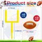 Taiyin 9 Pcs Football Cake Decorations 6 Cake Goal Post Topper Field 3 Mini Sport Balls For Football Themed Birthday Party Event