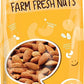 Farm Fresh Nuts Dry Roasted Unsalted California Almonds - Vegan & Keto Friendly, 4 Lbs, Almond Color
