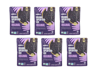 Original Organic Rice - Superfood with High Antioxidants, Ready to Eat or Heat, 100% Jasberry Rice, Non-GMO, Gluten-Free, USDA C