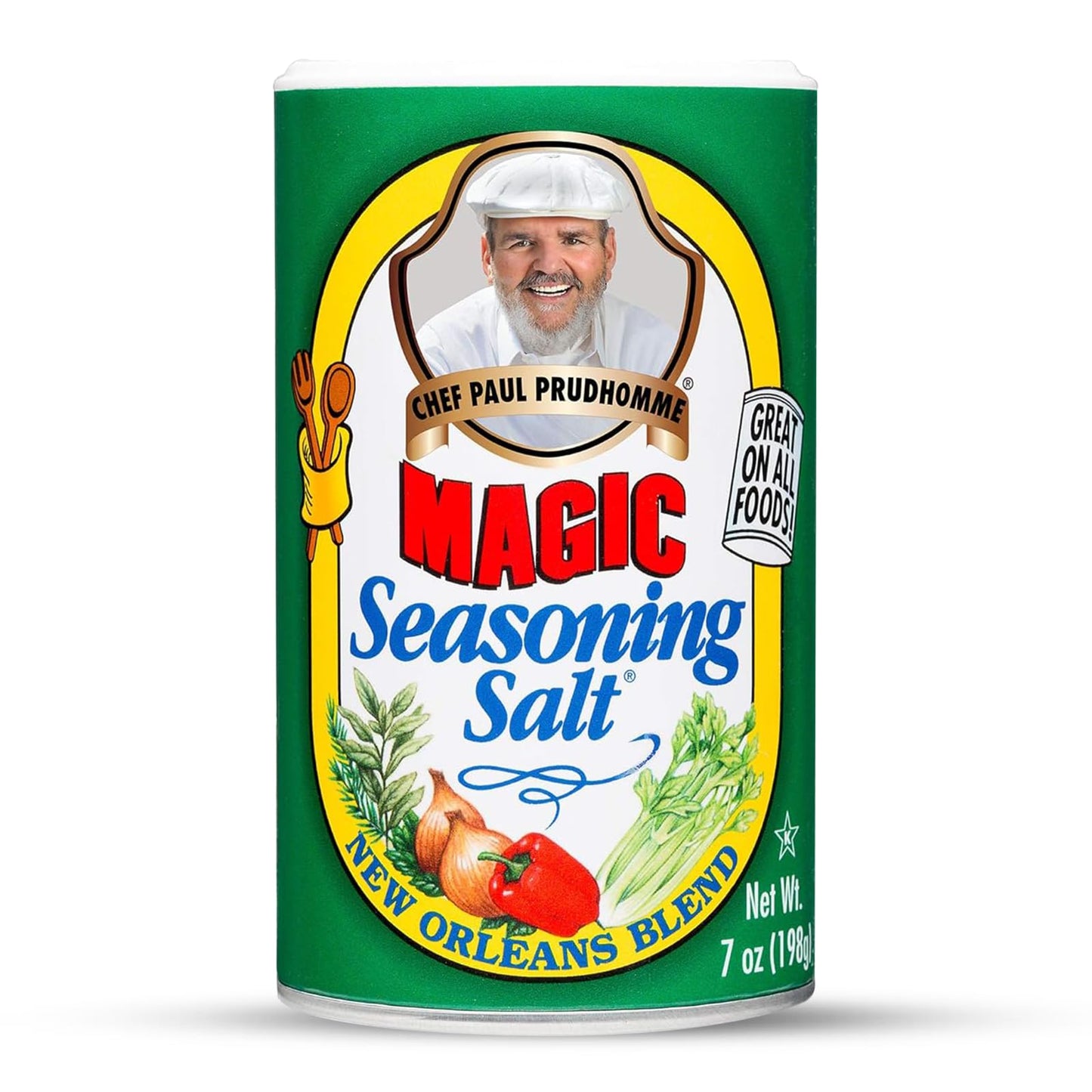 Chef Paul Magic Seasoning Salt | All-Purpose Seasoned Salt | Seasoning Salt for Meat  Vegetables & Snacks | Chicken Salt & Garlic Salt Alternative | 7 oz (Pack of 6)