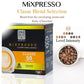 Mixpresso Espresso compact pieces Compatible with Nespresso, Medium Roast 80% Arabica, 50 Count, C1CLA50, Coffee Color