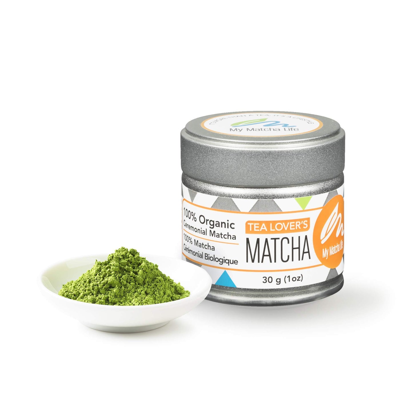 My Matcha Life (1oz) Tea Lovers Ceremonial Grade Japanese Matcha Vibrant Powder Smooth & Fresh Taste - Calm & Cognitive Improvement - Rich in Nutrients & Antioxidants Vegan, Gluten Free, Organic