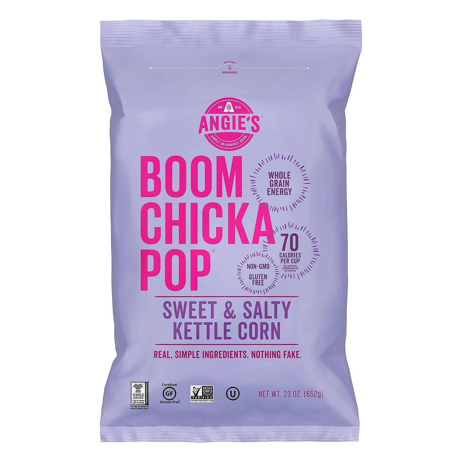 Angie's Boom Chicka Pop Sweet and Salty Kettle Corn 23 Ounce