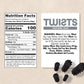 Darrell Lea Twists Australian Licorice, Traditional Black Flavor, 10 Ounce Bag (1-Pack) | Non-Gmo, No Palm Oil, Plant Based, Low