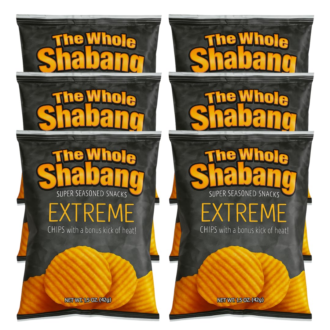 Moon Lodge The Whole Shabang Chips - Bold Flavor, Pack of 6 (1.5 oz bags)