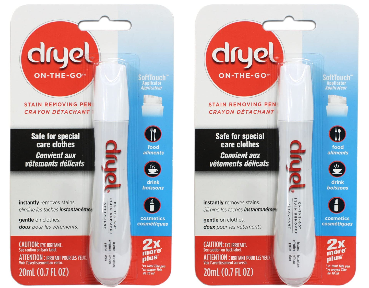 Dryel On The Go Stain Pen (Pack Of 2) - New Look!