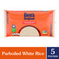 BEN'S ORIGINAL Enriched Long Grain White Rice, Parboiled, 5 lb Bag - Ideal for Cooking and Meal Prep