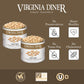 Virginia Diner Virginia Peanuts, Blister Roasted Gourmet Snack, 36oz (2 Pack), Salted