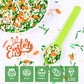 Edible Easter Sprinkles For Cake Decorating, Edible Carrot Sprinkles, Round Sprinkles, And Jimmy Spring Sprinkles For Easter Car