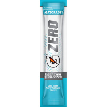 Gatorade - Sports Drinks G Zero Powder Packets Glacier Freeze, 0.10 Ounce(Pack of 10)
