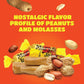 Mary Jane Bite Size Bulk Candy - Nostalgic Fun Size Taffy Bars Made With Real Molasses And Peanut Butter (1 Pound)