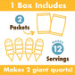 enhanced Ice Cream Starter Mix for ice cream maker. Simple  easy  delicious. From gourmet mix to maker in 5 minutes. Makes 2 creamy quarts. Made in USA. (1 box) (Vanilla)