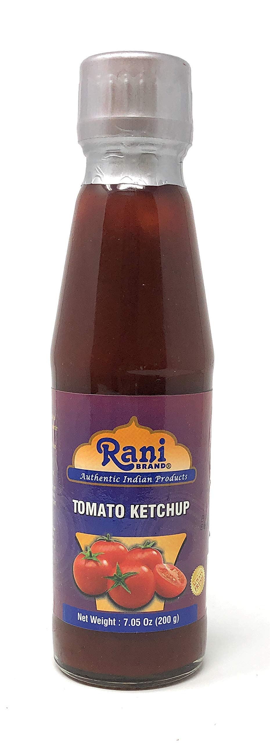 Rani Tomato Ketchup Sauce 7oz (200g) Glass Jar, Vegan ~ Gluten Free | NON-GMO | No Colors | Indian Origin (Tomato Ketchup)