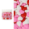 Mystic Sprinkles Valentine's Day Themed Candy Shapes Sprinkles (Red/White/Pink Hearts, 2oz Jar)