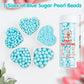 Sugarzy Edible Pearl Sprinkles, Blue Pearl, 130g Baking Decorations, Cupcake Toppers, Cookie and Ice Cream Toppings