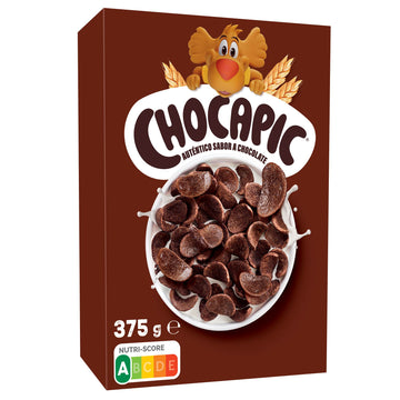 Chocapic Cereals Breakfast 375 g Chocolate wheat and corn cereals toasted with chocolate (Valentinas Market)