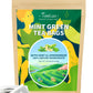Teelux Mint Green Tea Bags, Green Tea With Peppermint, Spearmint And Lemongrass, Caffeinated, 100% Real And Natural, 100 Count