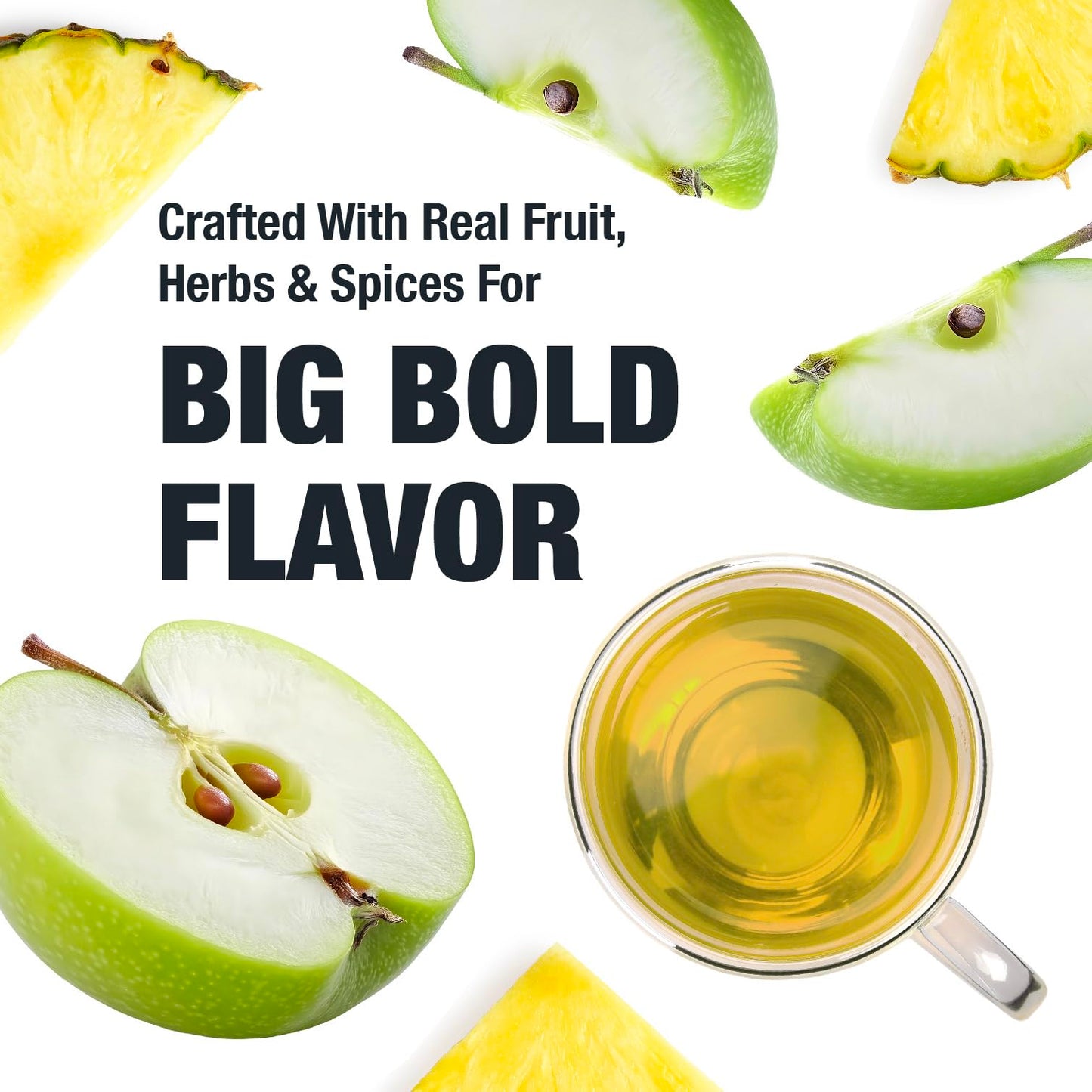 Tiesta Tea Sour Green Apple Loose Leaf Tea Blend - Medium Caffeinated - 4 oz Refillable Tin - Makes Hot or Iced Tea Up to 50 Cups
